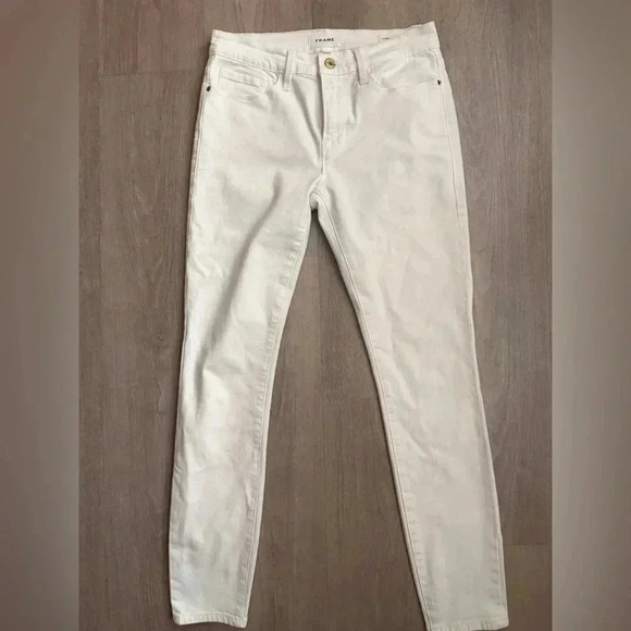 Frame The Straight Jean in Off White size 27 - Picture 2 of 9